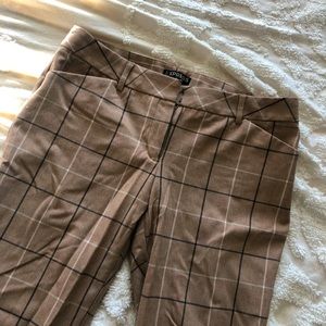 Express “Editor” plaid slacks